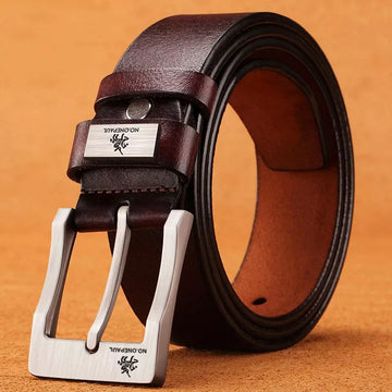 High-Quality Genuine Leather Men's Belt