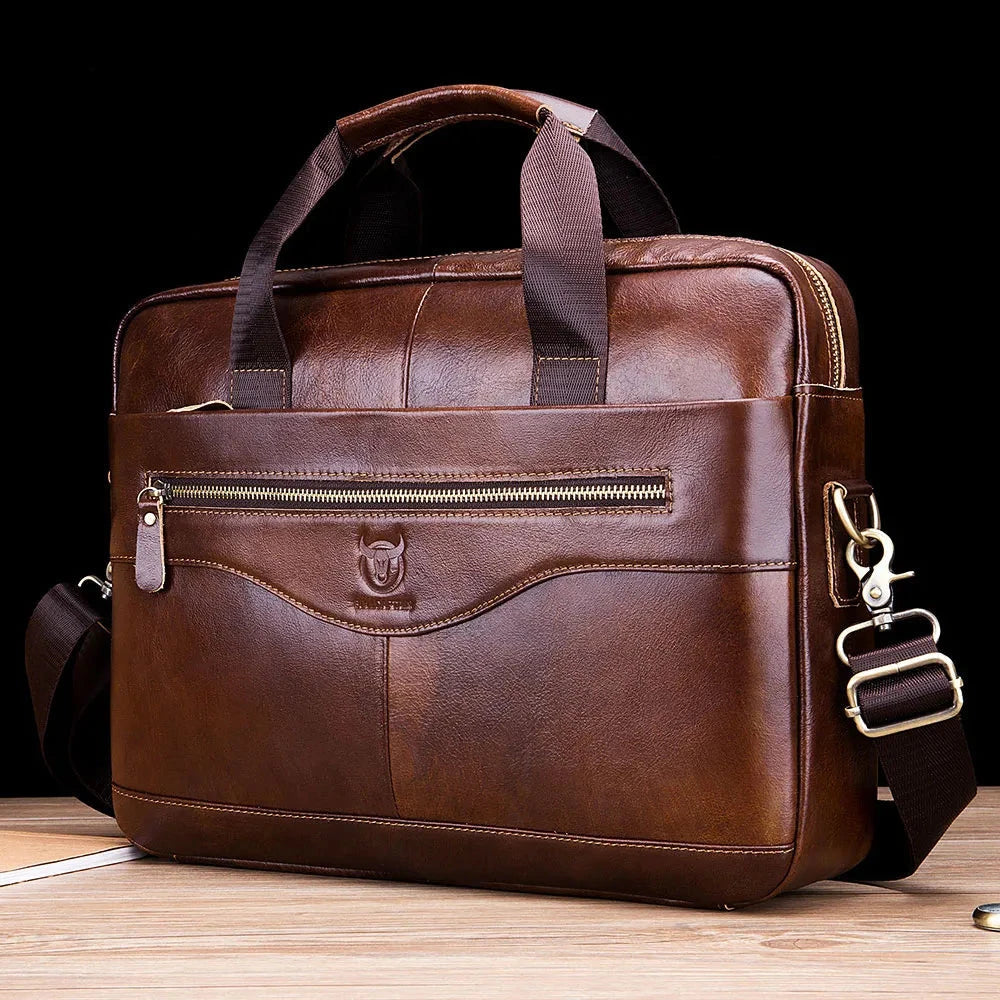 Genuine Leather Laptop Briefcase